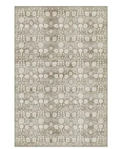 Hunter Florence Washable Non Slip Printed Chenille Accent Rug In Gray