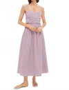 Hunter Francie Dress In Lighthouse Gingham In Pink