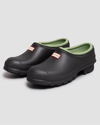 Hunter Gardener Womens Clog In Black