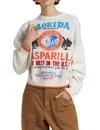 Hunter Gasparilla Round Neck Sweater In White In White