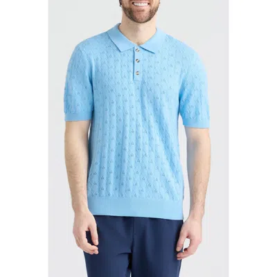 Hunter Gavel Polo Sweater In Blue