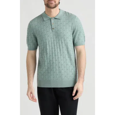 Hunter Gavel Polo Sweater In Green
