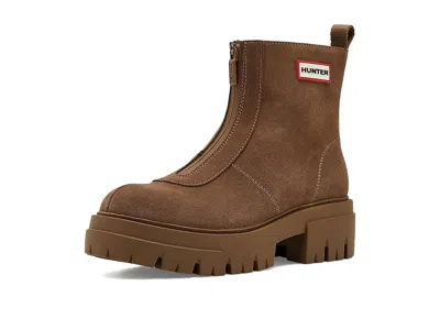 Hunter Gemma Women's Boots Dark Natural Suede: 8 M In Brown
