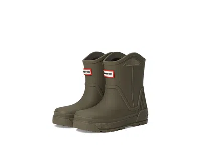 Hunter Georgey Rain Boot (toddler/little Kid) Kids Shoes Dark Green : 10 Toddler M, Rubber/textile