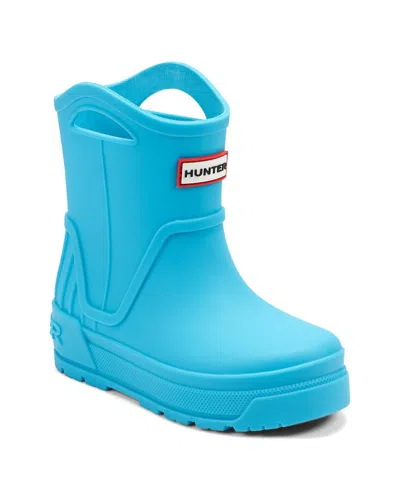 Hunter Kids' Georgey Rubber Rain Boot In Blue