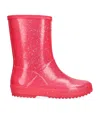 Hunter Kids' Giant Glitter First Wellington Boots In Pink