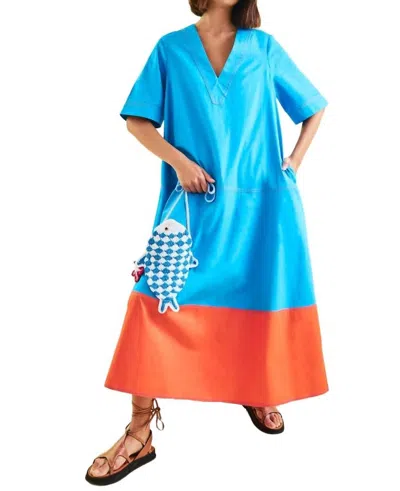 Hunter Gigi Dress In Color Block In Multi