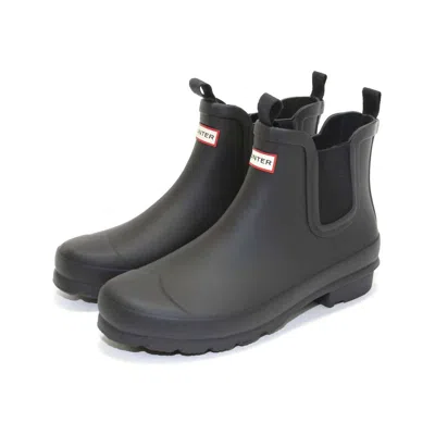 Hunter Kids' Girl's Original Chelsea Boots In Black In Gray
