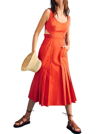 HUNTER GISELLE DRESS IN CHERRY