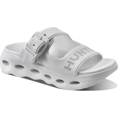 Hunter Greta Slide Sandal In White