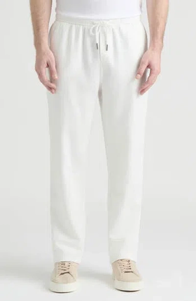 Hunter Grotto Cotton & Linen Blend Pants In White