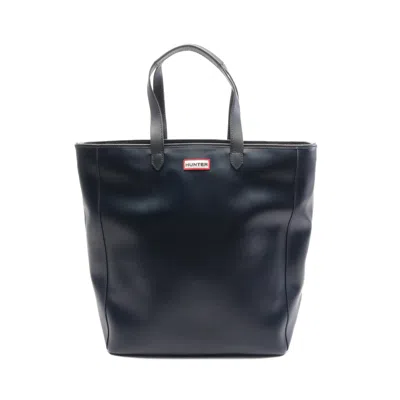 Hunter Handbag Tote Bag Rubber Dark Navy In Blue