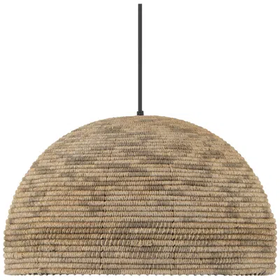 Hunter Hillmount Matte Black 1 Light Large Pendant Ceiling Light Fixture
