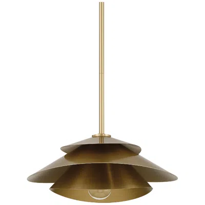 Hunter Hiro Alturas Gold 1 Light Large Pendant Ceiling Light Fixture