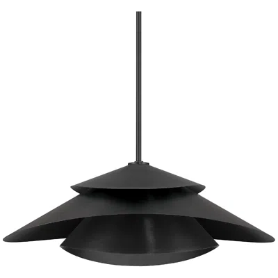 Hunter Hiro Matte Black 1 Light Extra Large Pendant Ceiling Light Fixture