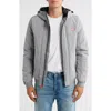 Hunter Horley Hooded Water Resistant Ripstop Jacket In Gray