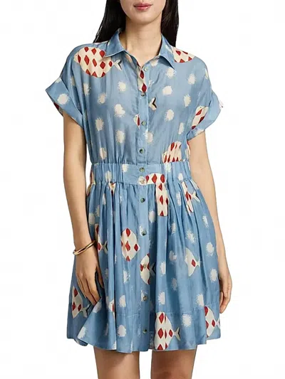 Hunter Howard Dress In Rising Tide In Blue