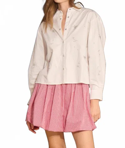 Hunter Hudson Shirt In Bright White In Multi