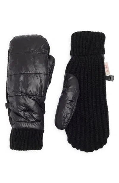 Hunter Intrepid Fleece Mittens In Black