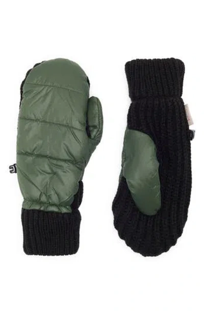 Hunter Intrepid Fleece Mittens In Green