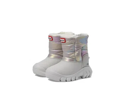 Hunter Kids' Intrepid Kft5001pct-pyr Toddler Gray Reflective Snow Boots Jobb331 In White
