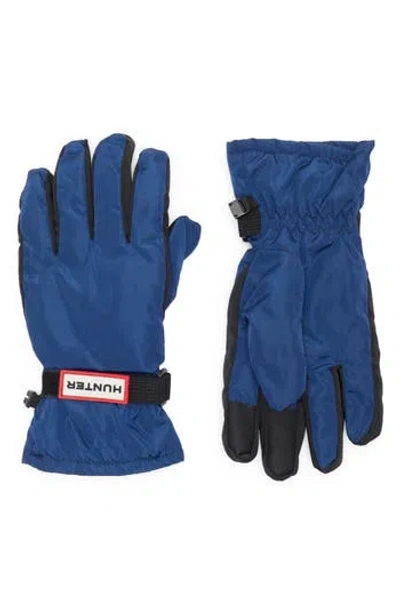 Hunter Intrepid Snow Gloves In Blue