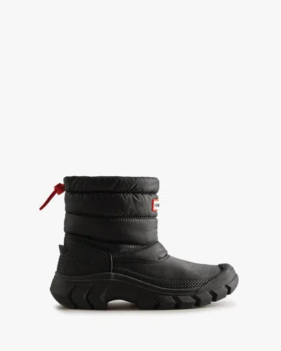 Hunter Intrepid Tall Snow Boot In Black