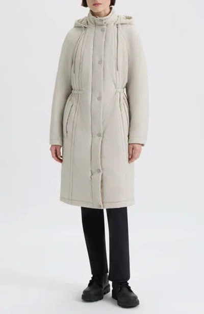 Hunter Isabelle Padded Rain Coat In Neutral