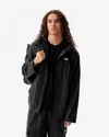 Hunter Izzy Unisex Hooded Jacket In Black