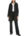 Hunter Kate Longline Coat In Black