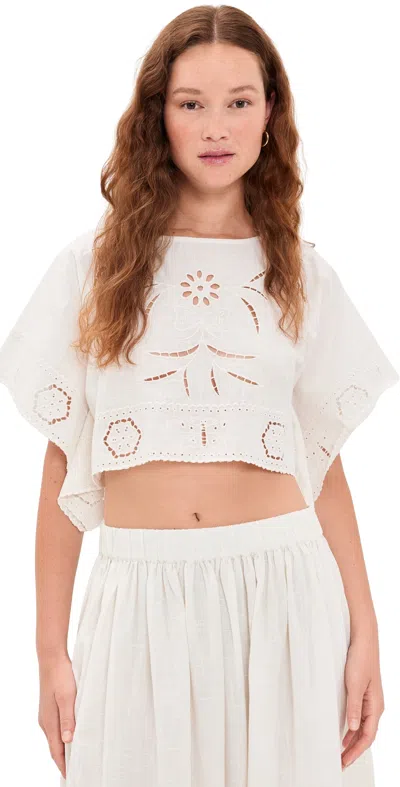 Hunter Keira Top White