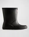 Hunter Kid's Classic Leather Rain Boots, Baby/toddler/kids In Black