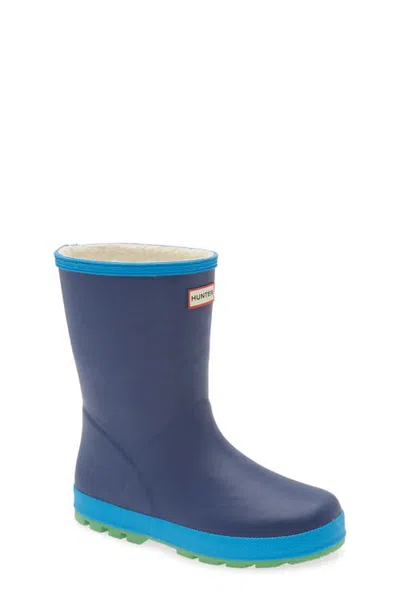 Hunter Kids' Climber Rain Boot In Blue