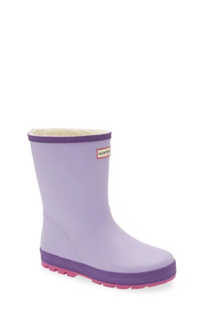 Hunter Kids' Climber Rain Boot In Purple