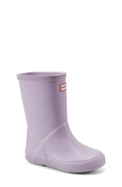 Hunter Kids' First Classic Rain Boot In Purple