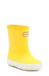 Hunter Kids' First Classic Rain Boot In Yellow