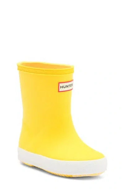 Hunter Kids' First Classic Rain Boot In Yellow