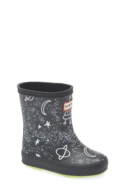 Hunter Kids' First Classic Rain Boot In Black