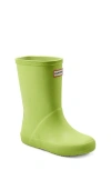 Hunter Unisex Kids First Classic Rain Boots - Toddler, Little Kid In Acid Lime