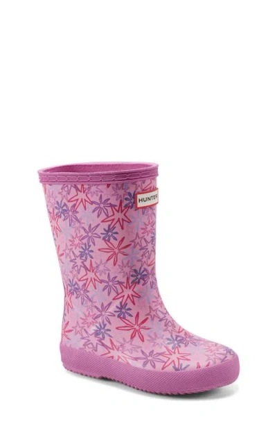 Hunter Kids' First Classic Rain Boot In Animal Print
