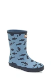 Hunter Kids' First Classic Rain Boot In Bouvet Blue/catham Navy