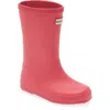 Hunter Kids' First Classic Rain Boot In Bright Pink