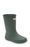 Hunter Kids' First Classic Rain Boot In Green