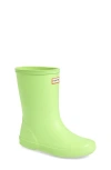 Hunter Kids' First Classic Rain Boot In Green13-0535