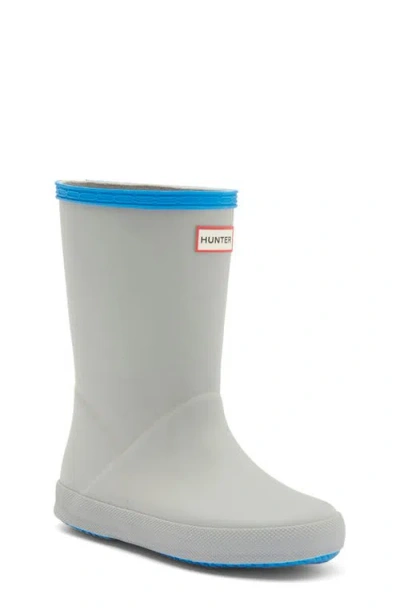 Hunter Kids' First Classic Rain Boot In Gray