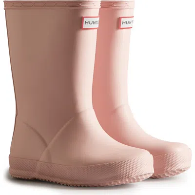 Hunter Kids' First Classic Rain Boot In Pink