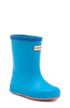 Hunter Kids' First Classic Rain Boot In Vivd Blue/imperial Blue