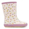 Hunter Kids First Classic Rain Boots 1 Purple Floral Print In Multi