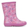 Hunter Kids First Classic Rain Boots 2 Multicolor Floral Print In Pink
