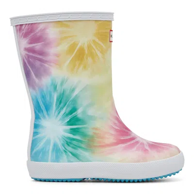Hunter Kids First Classic Rain Boots 3 Tie-dye In Multi